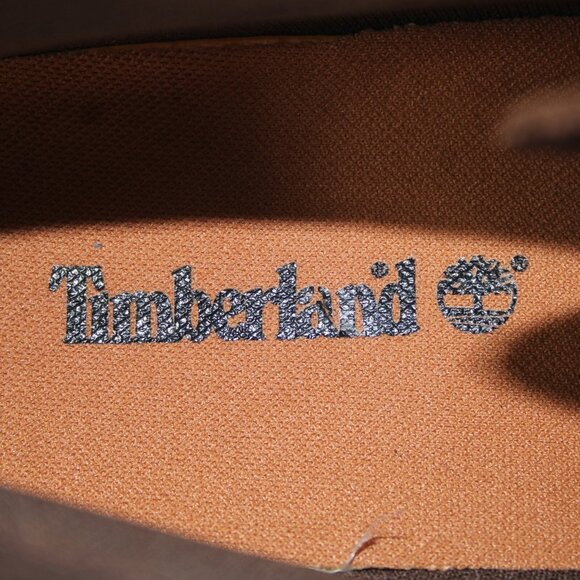 Timberland Sz 9 Dark Brown Weatherproof Lace Up Leather Fabric Lined Ankle Boot - Picture 7 of 16
